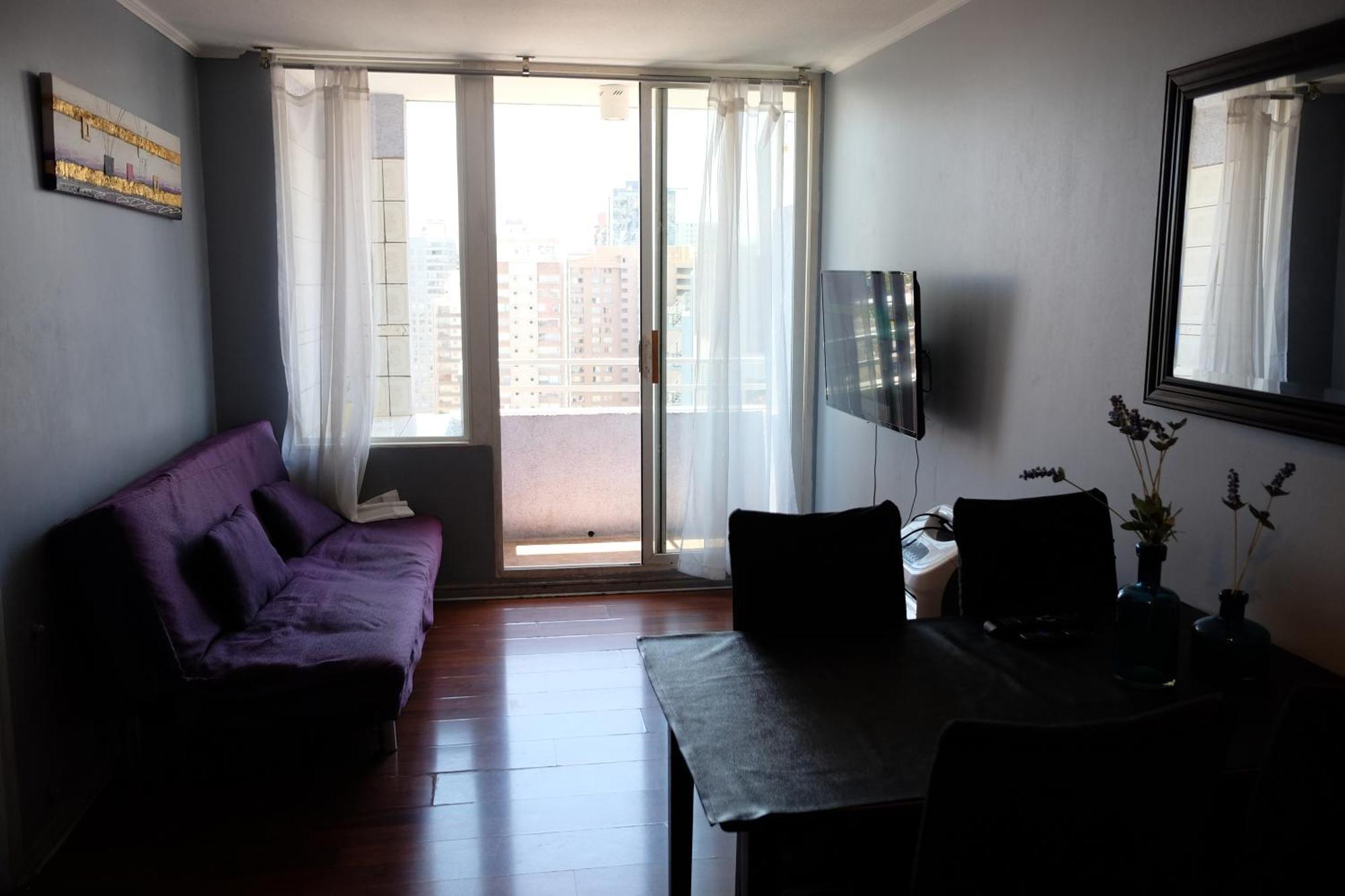 Gran 1 1 Bano - Terraza Con Vista Apartamento Santiago de Chile